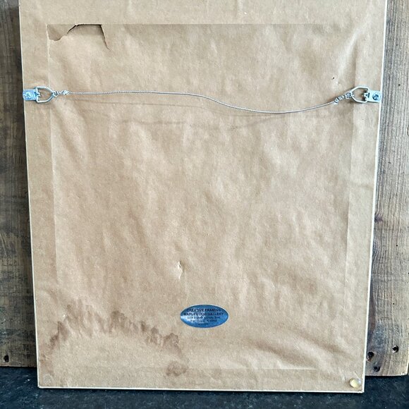 Citiscape Water Color Signed by Artist, Framed, Watercolor Art, - Picture 3 of 7